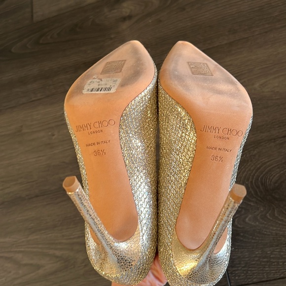 Jimmy choo light gold heels - Picture 5 of 15